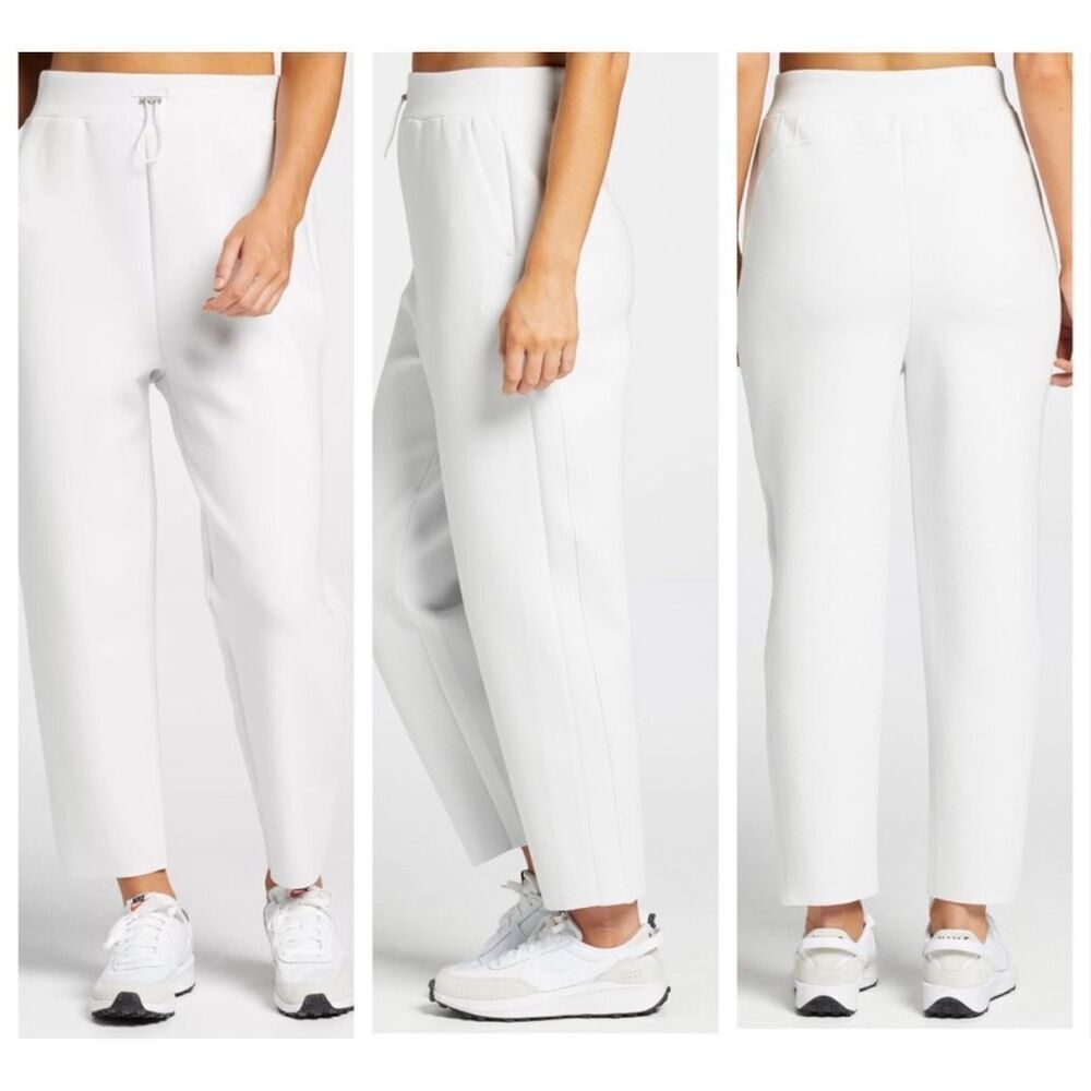 CALIA Journey Collection High Rise Soft Scuba Sweatpants in Nimbus Cloud S